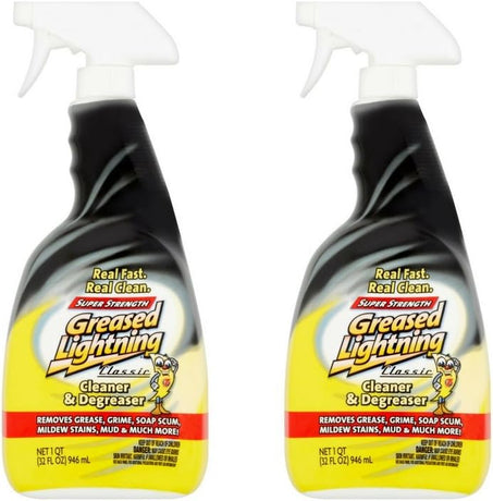 Greased Lightning Super Strength Multi-Purpose Cleaner & Degreaser, 32 fl oz (2-Pack)