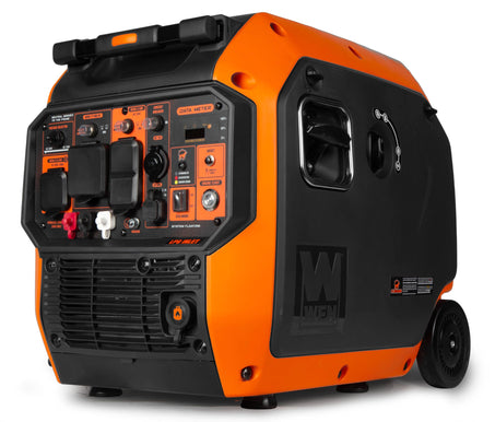 WEN Quiet 6800-Watt Dual Fuel RV-Ready Electric Start Portable Inverter Generator with Fuel Shut Off and CO Watchdog for Electric Vehicle Backup (DF680iX).